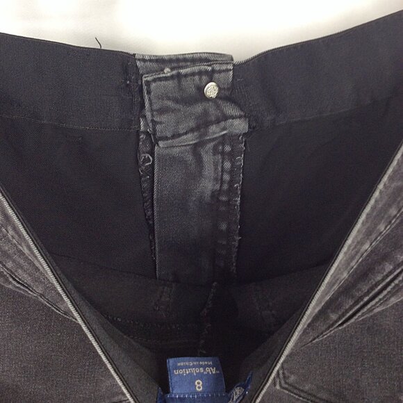 Democracy "Ab" Solution Jeans Womens Size 8 Faded Black Tummy Control Slimming - Picture 6 of 7